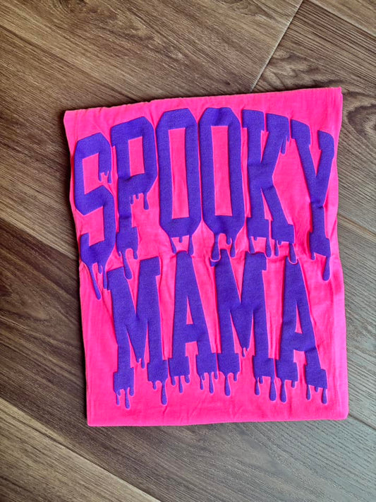 SPOOKY MAMA DRIP PUFF INK pink/purple (RTS)
