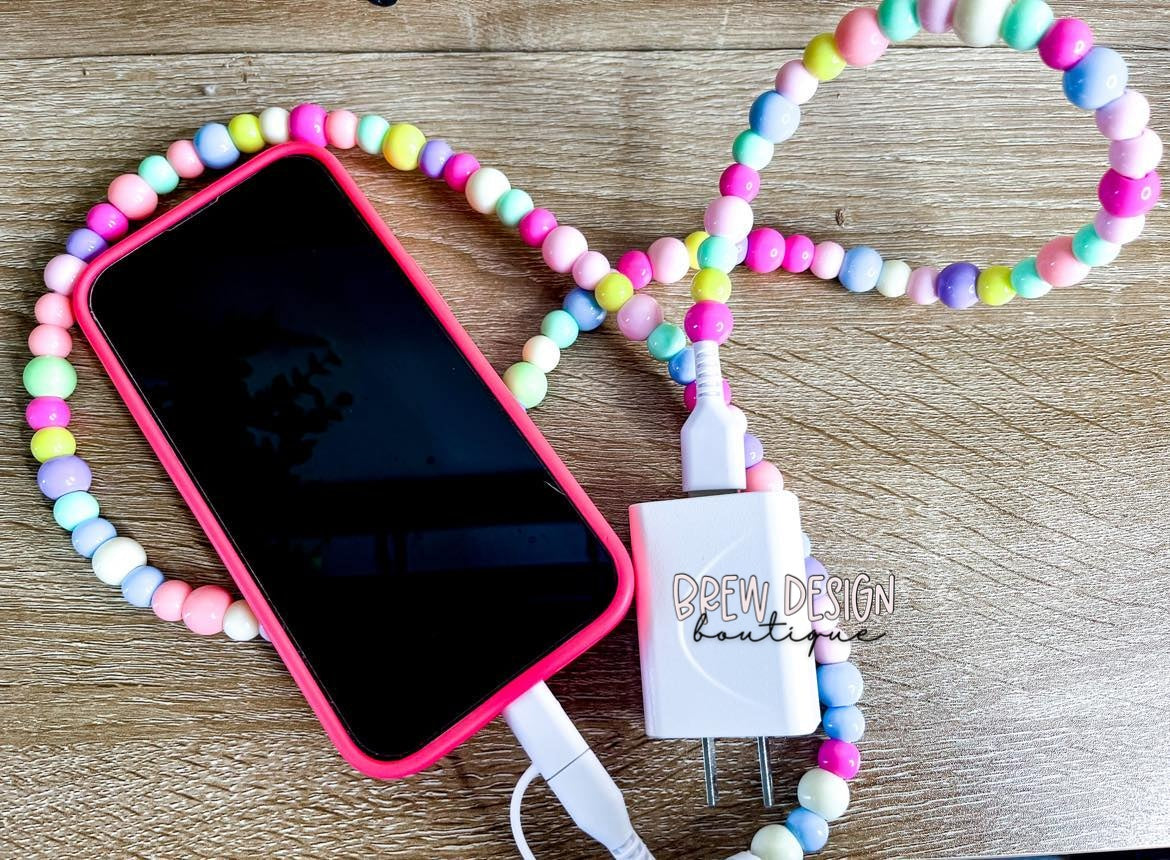 Dual Beaded Phone Charger