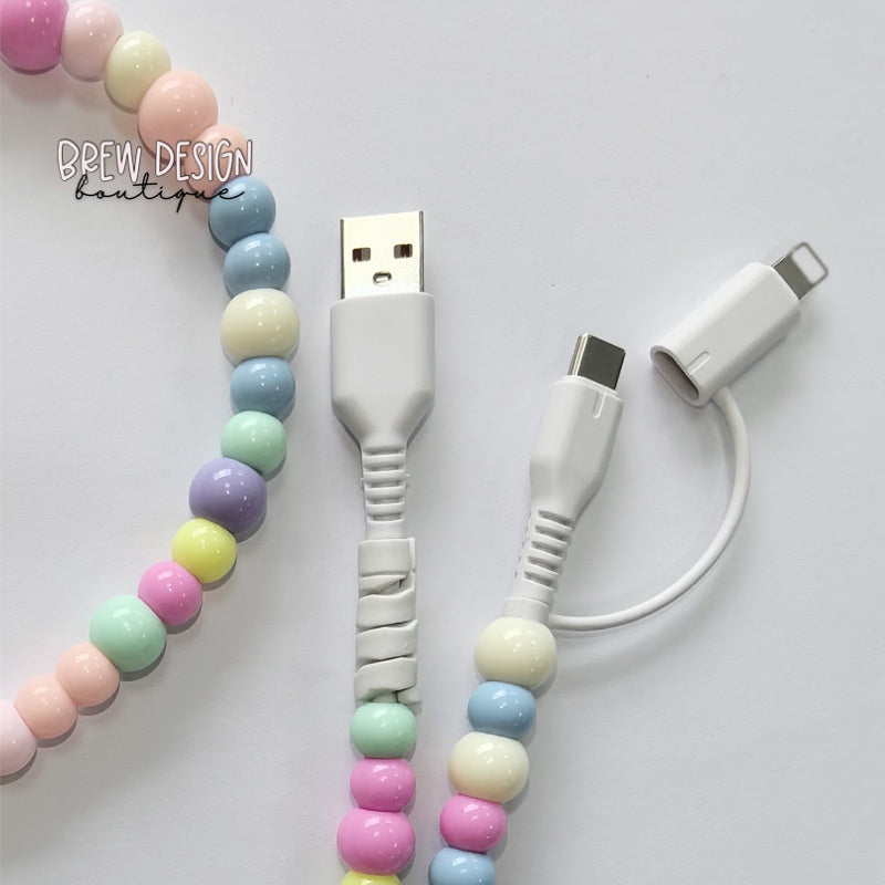 Dual Beaded Phone Charger