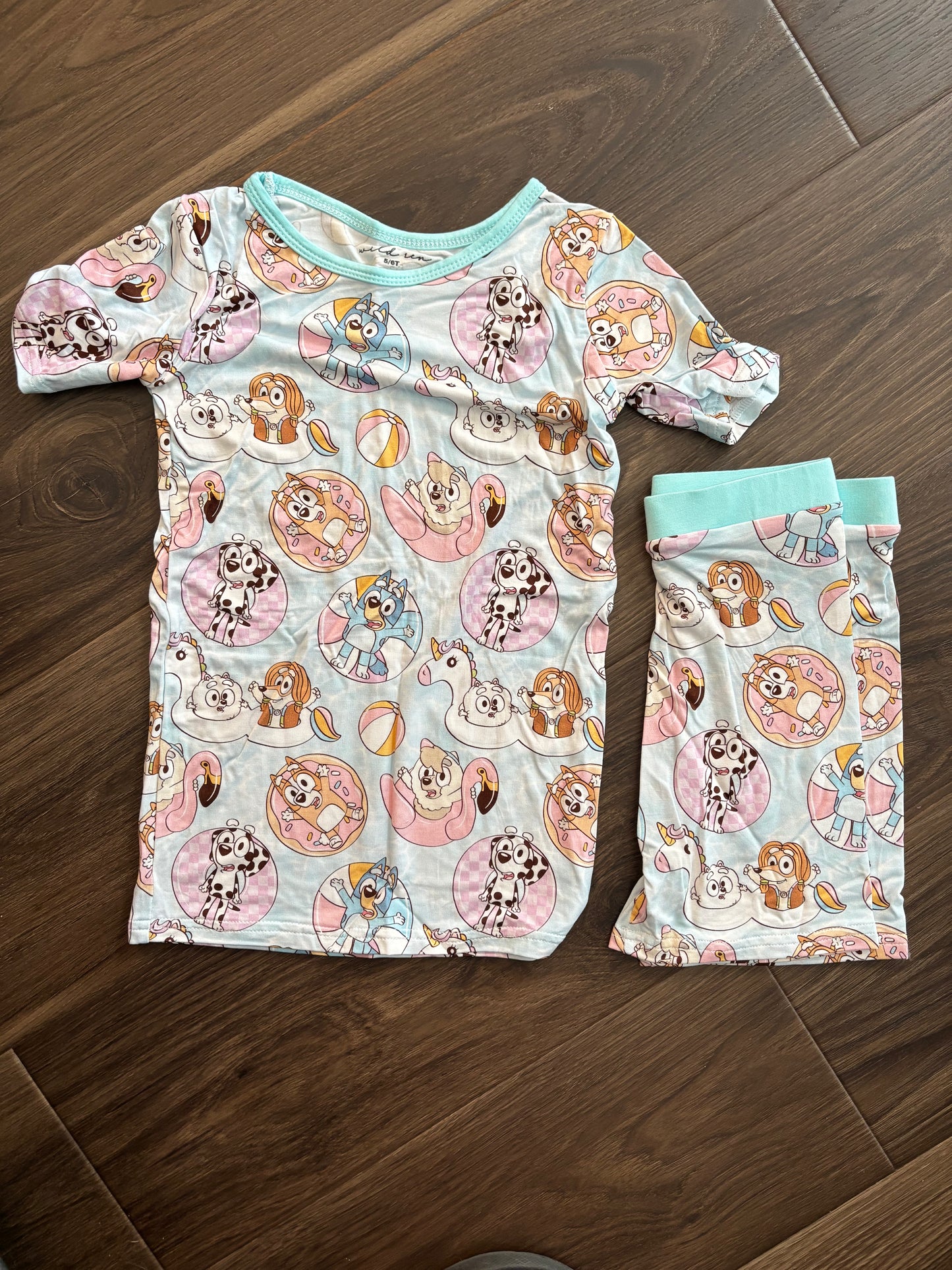 Summer Friends | Short Sleeve + Shorts Set (RTS)