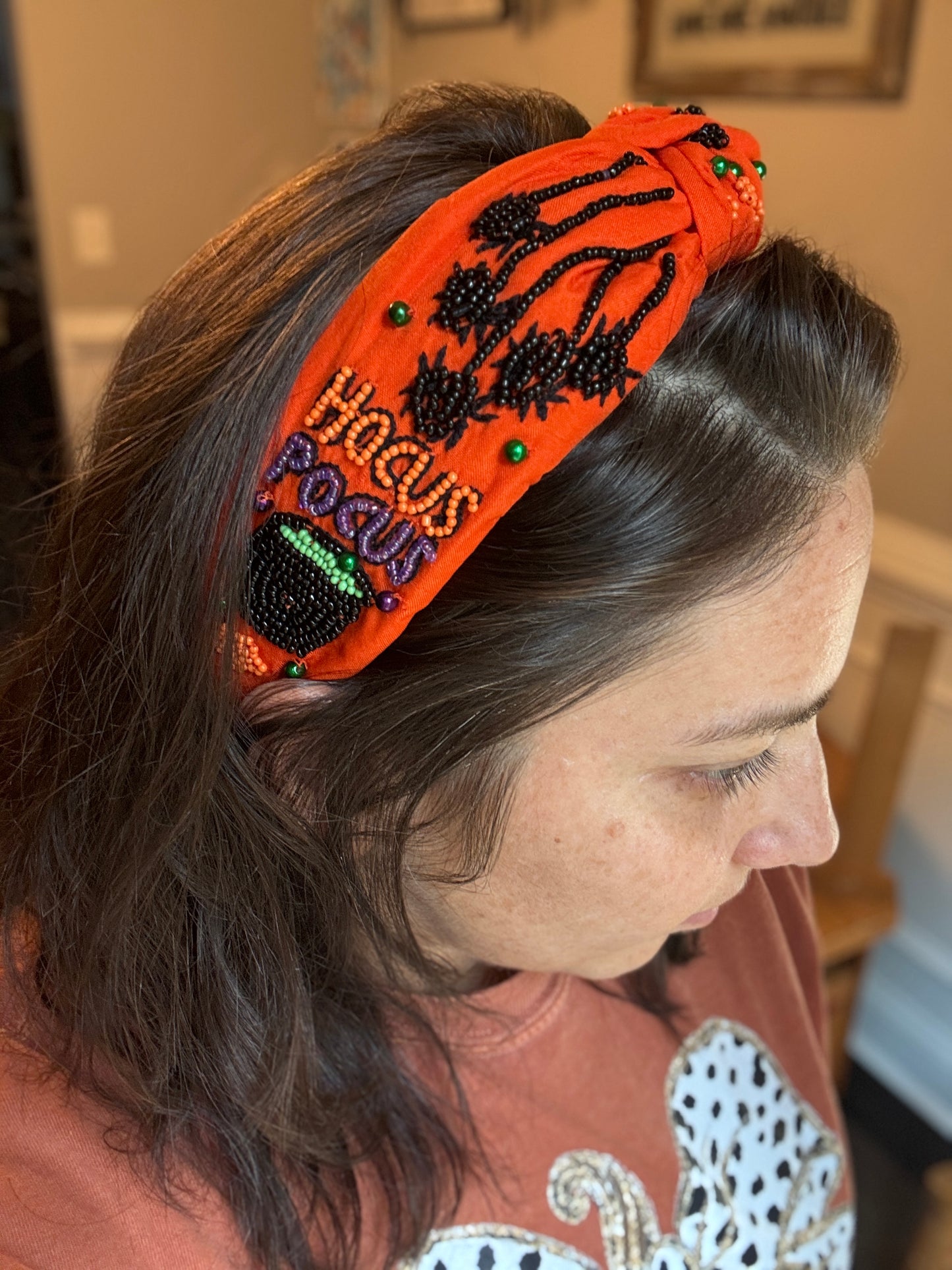 Hocus Pocus Beaded Headband (RTS)