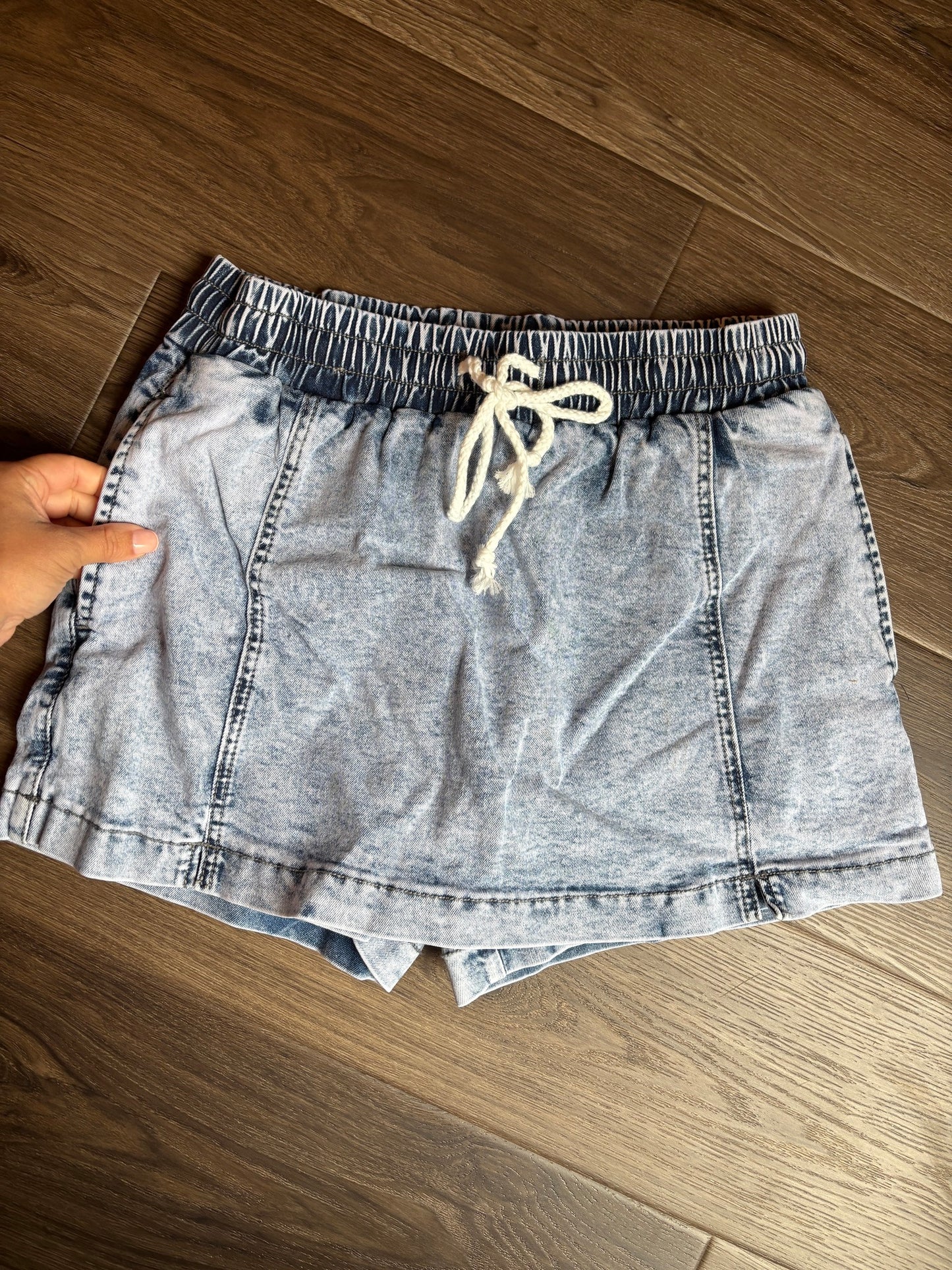 DENIM SKORT