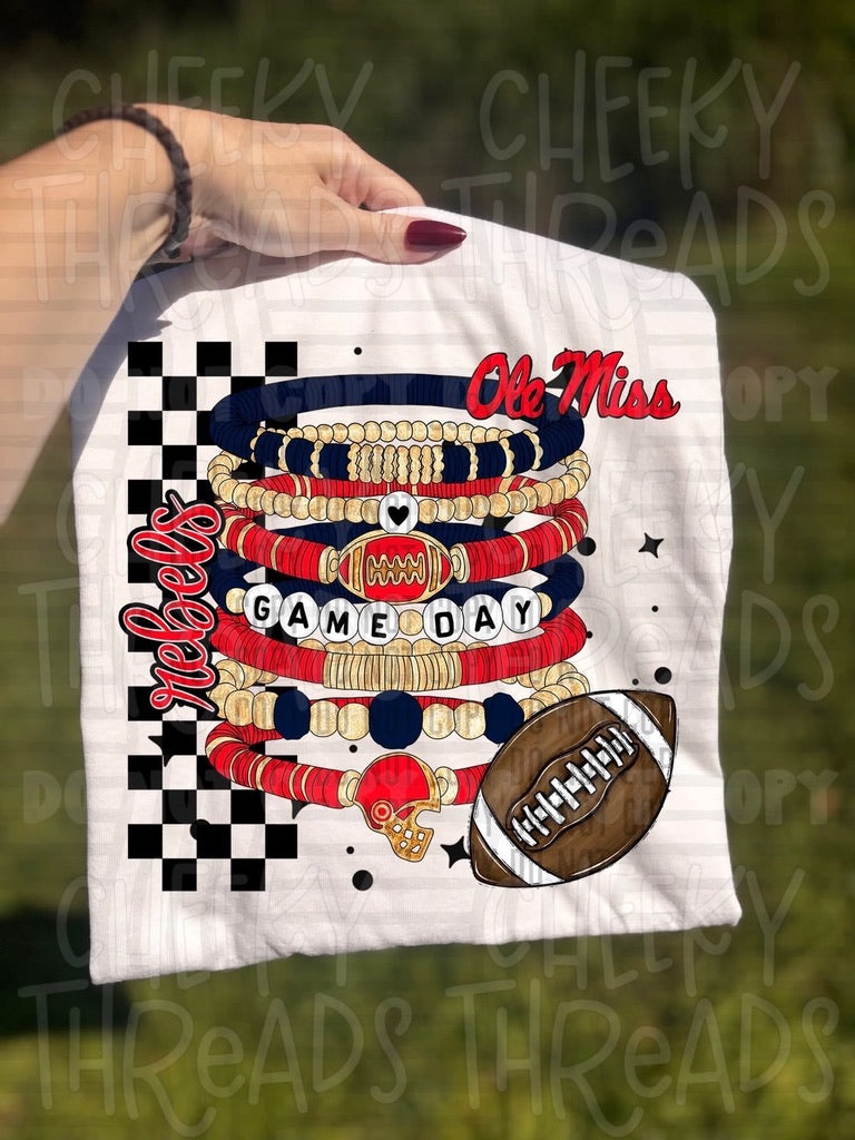 College Football Bracelet Stacks