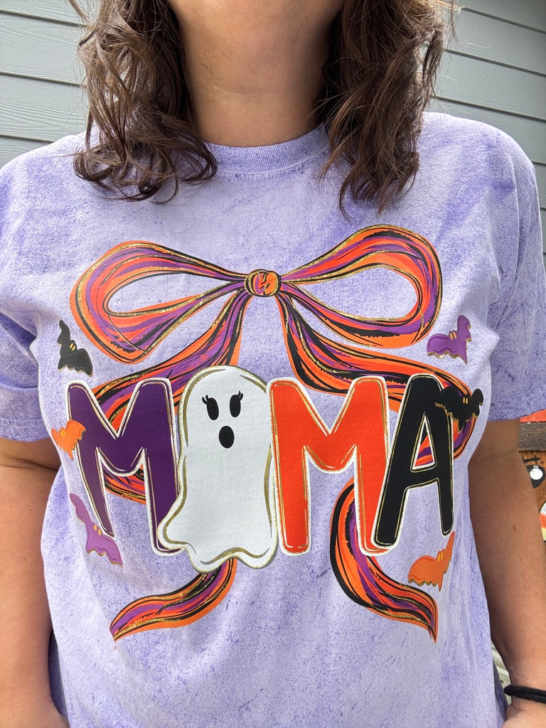 BOW & BATS MAMA (FITS ADULT S-XL ONLY - read item description!)