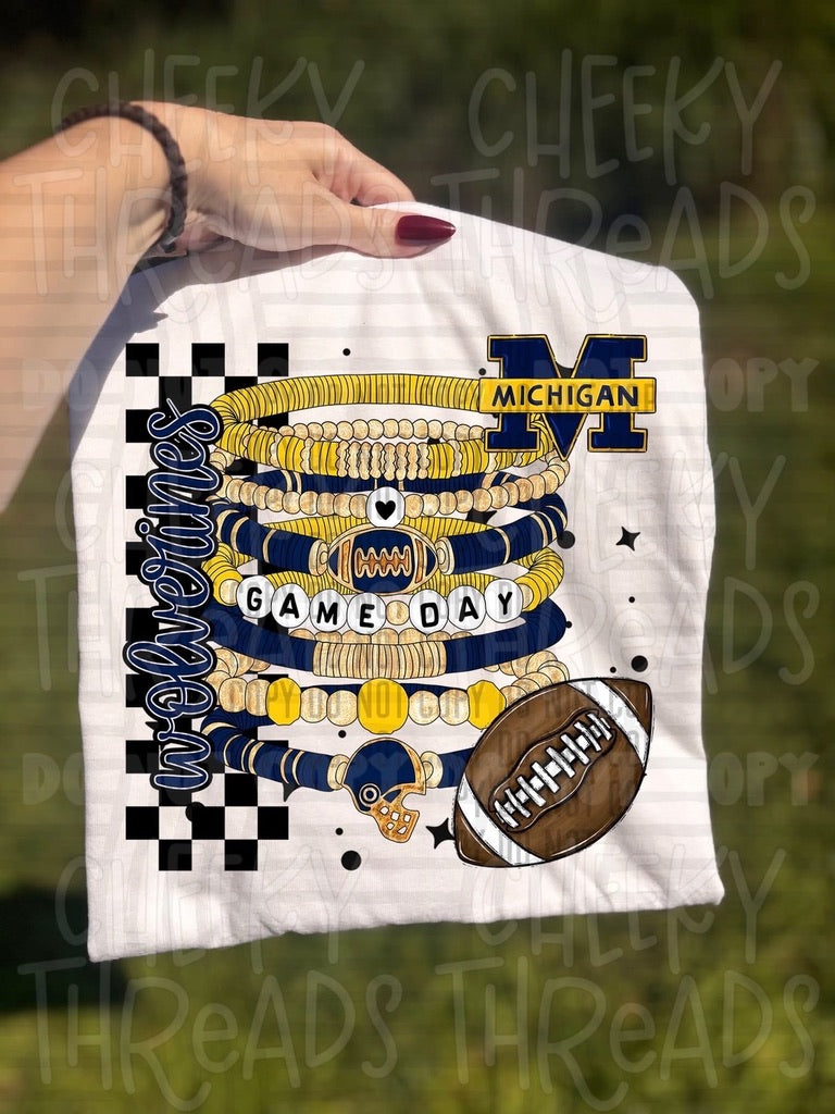 College Football Bracelet Stacks