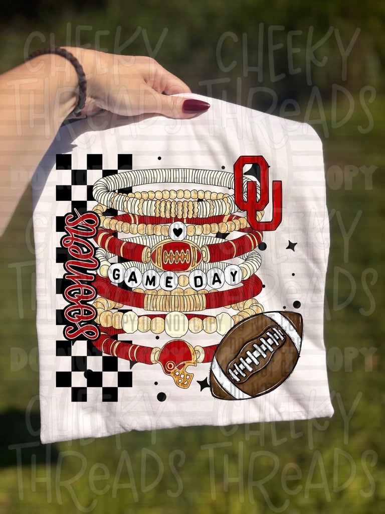 College Football Bracelet Stacks