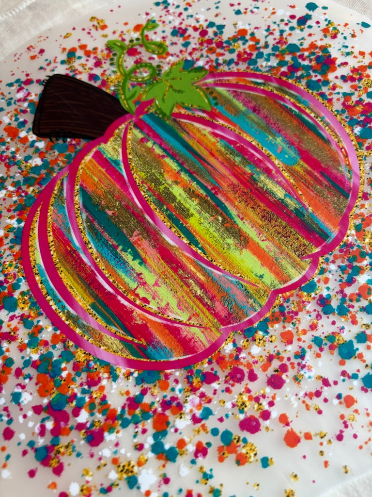 PUMPKIN SPLATTER (FITS YXL & ADULT S-XL ONLY - read item description!)