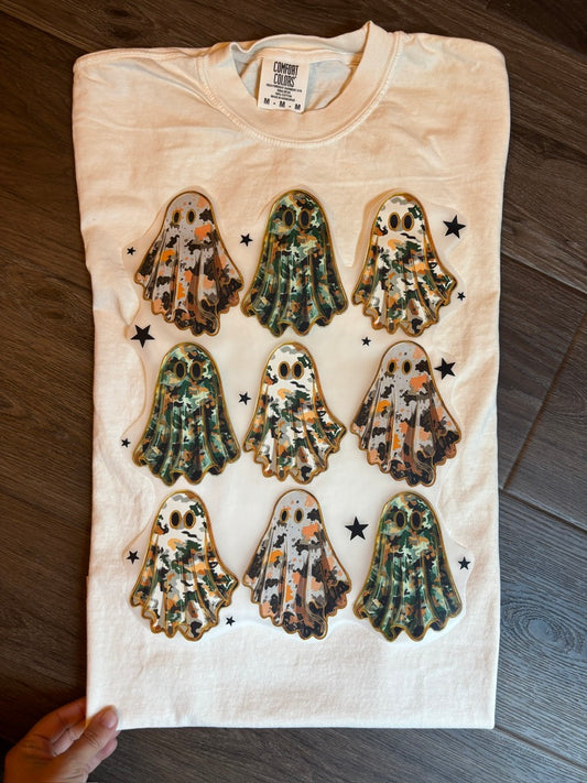 Camo Ghosts (FITS ADULT S-2XL ONLY - read item description!)