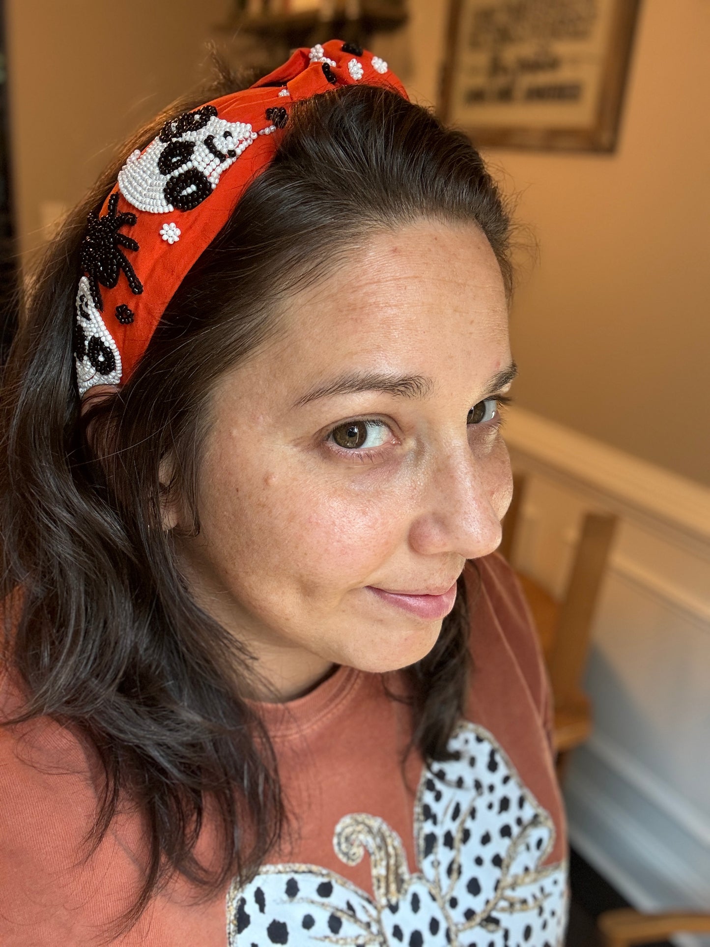 Ghost & Spider Beaded Headband (RTS)