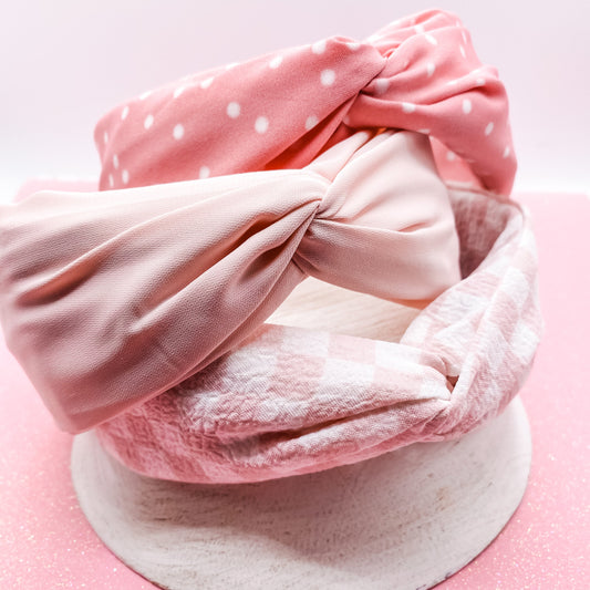 Pretty in Pink Headbands