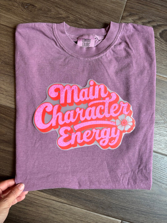 Main Character Energy (FITS YL/YXL & ADULT S-XL ONLY - read item description!)