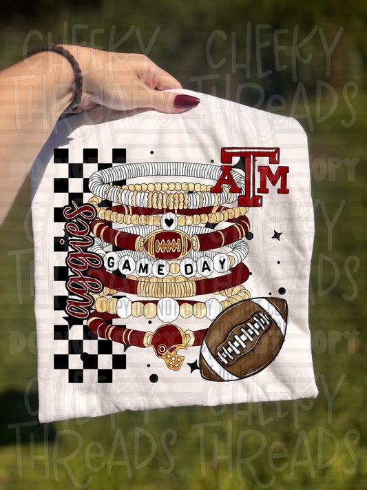 College Football Bracelet Stacks