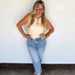 Summer Bianca Striped Ribbed Tank (RTS)