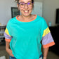 COLOR BLOCK TEE