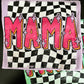 MAMA Checkered Tee (COMFORT COLORS)