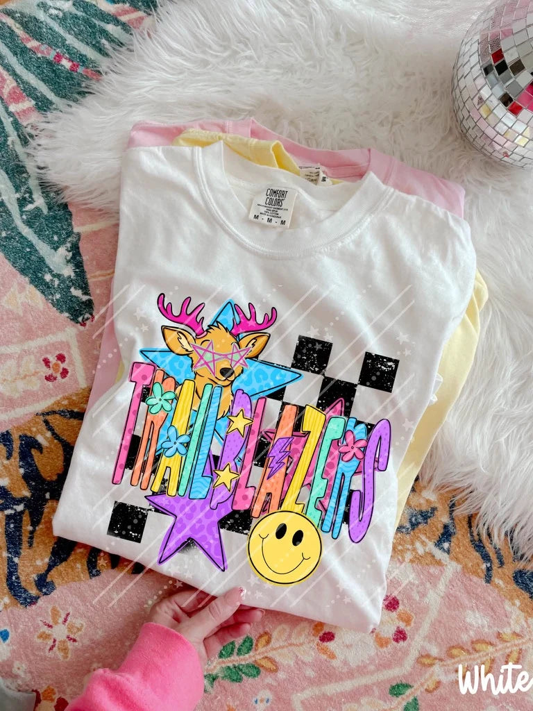 Bright Star-Eyed Checkered Mascot (MULTIPLE DESIGNS)