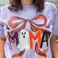 BOW & BATS MAMA (FITS ADULT S-XL ONLY - read item description!)