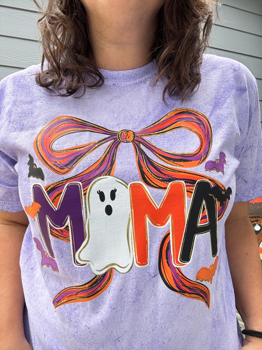 BOW & BATS MAMA (FITS ADULT S-XL ONLY - read item description!)