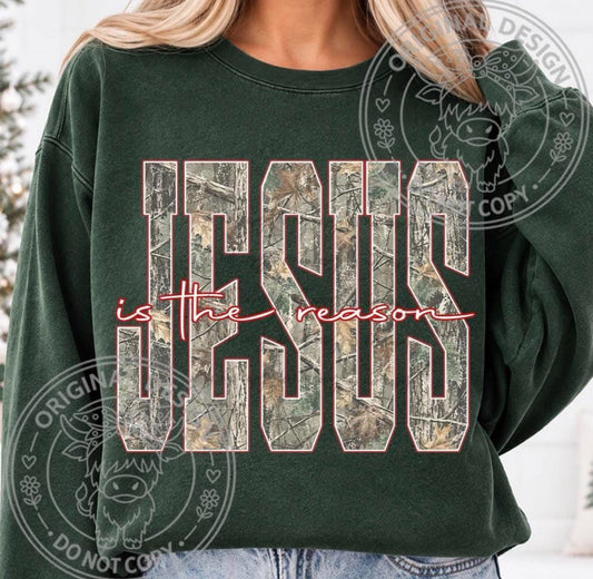 Jesus Is The Reason Real Tree Camo