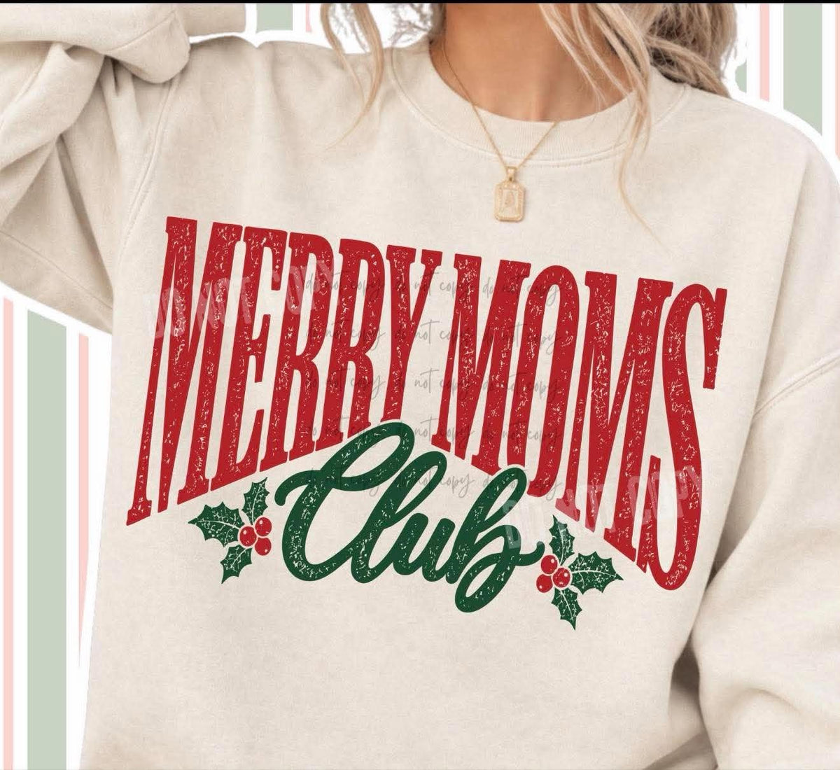 Merry Moms Club Grunge