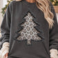 Leopard Tree Faux Applique Fringe