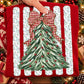 Red Buffalo Plaid Bow Christmas Tree