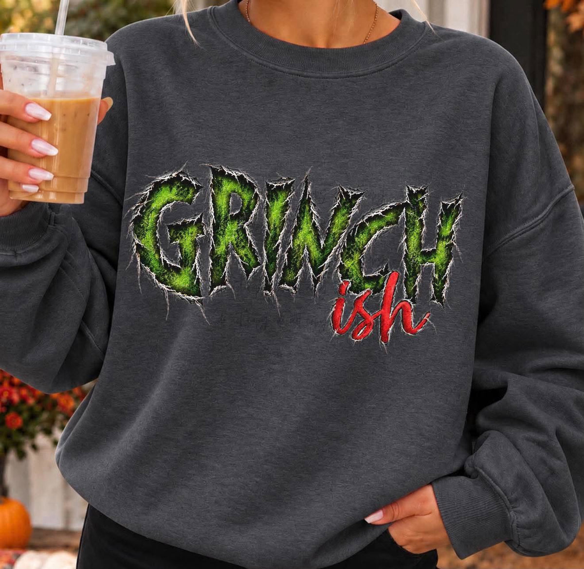 Gr_nch Ish Faux Applique Fringe