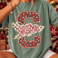 Varsity C Christmas Pennant Faux Glitter