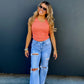 ASHLAND STRAIGHT LEG DISTRESSED JEANS (RTS+FREESHIPPING!)