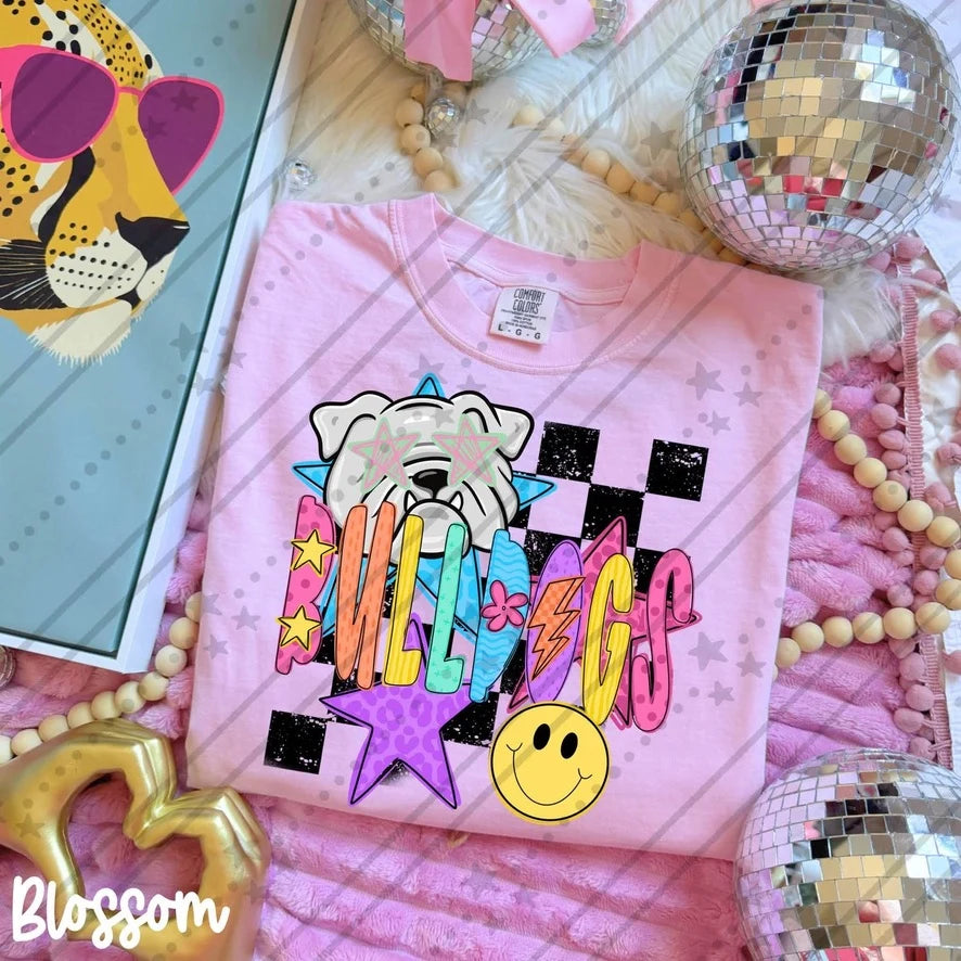 Bright Star-Eyed Checkered Mascot (MULTIPLE DESIGNS)