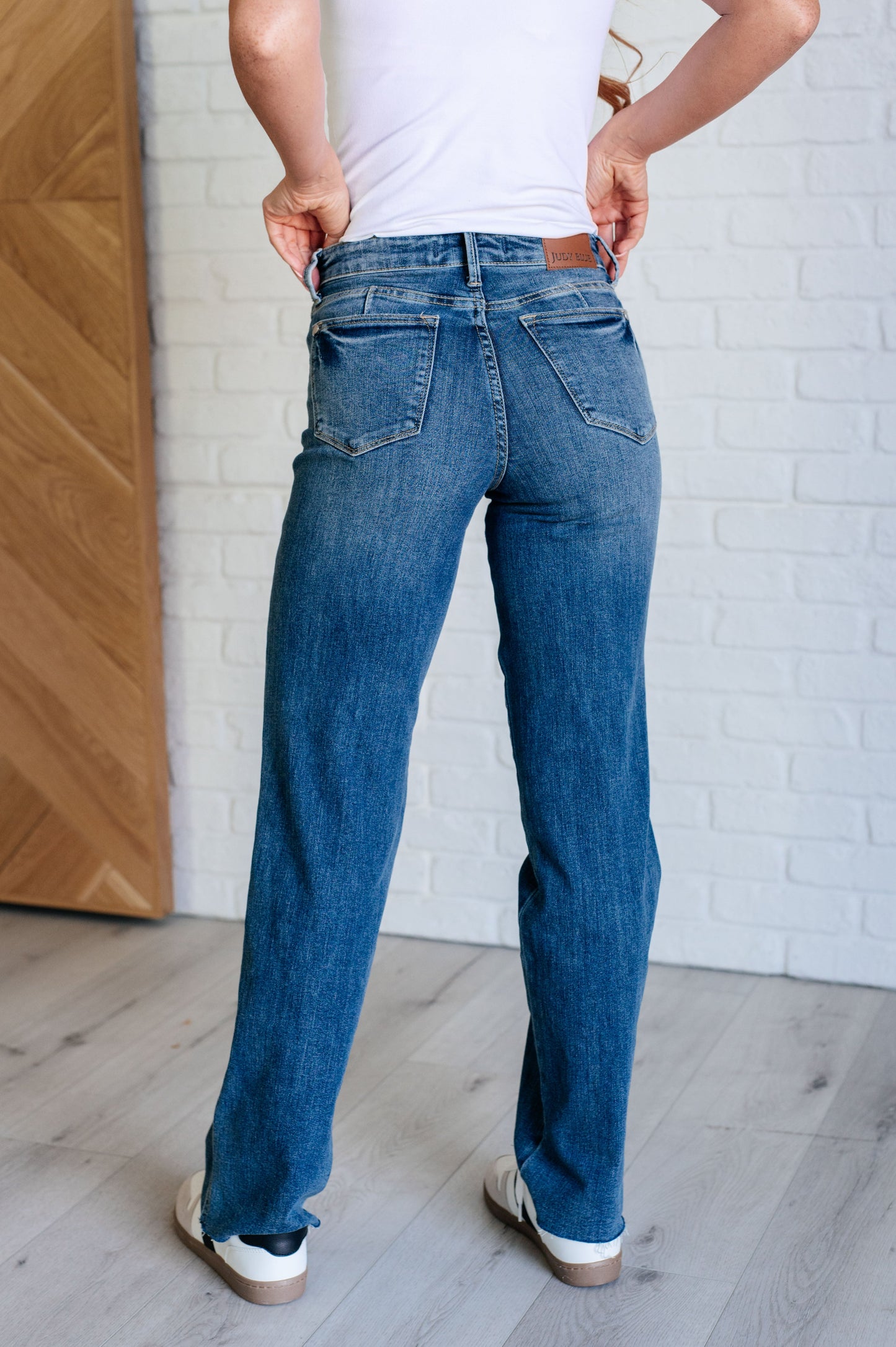 Anita Mid Rise Control Top Vintage Straight Jeans