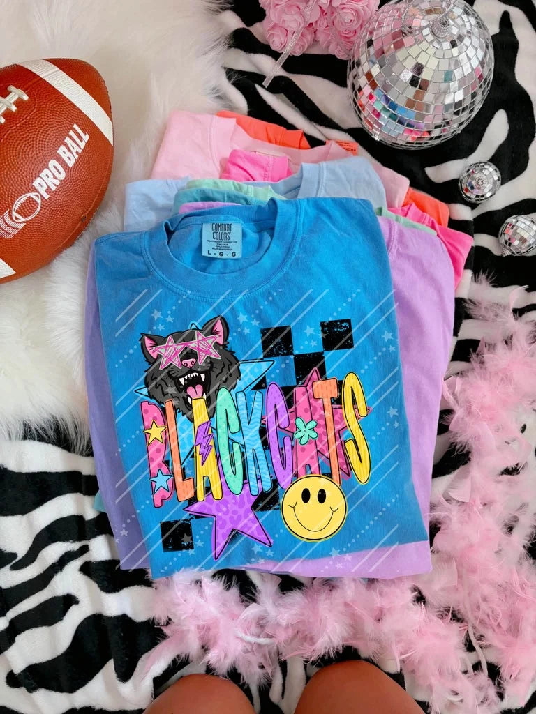 Bright Star-Eyed Checkered Mascot (MULTIPLE DESIGNS)