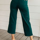 Briar High Rise Control Top Wide Leg Crop Jeans in Teal