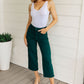 Briar High Rise Control Top Wide Leg Crop Jeans in Teal