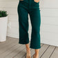 Briar High Rise Control Top Wide Leg Crop Jeans in Teal