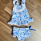 SH // Blue Porcelain Swim