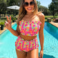 AMALFI BLOOMS SWIM SET - NEON FLORAL