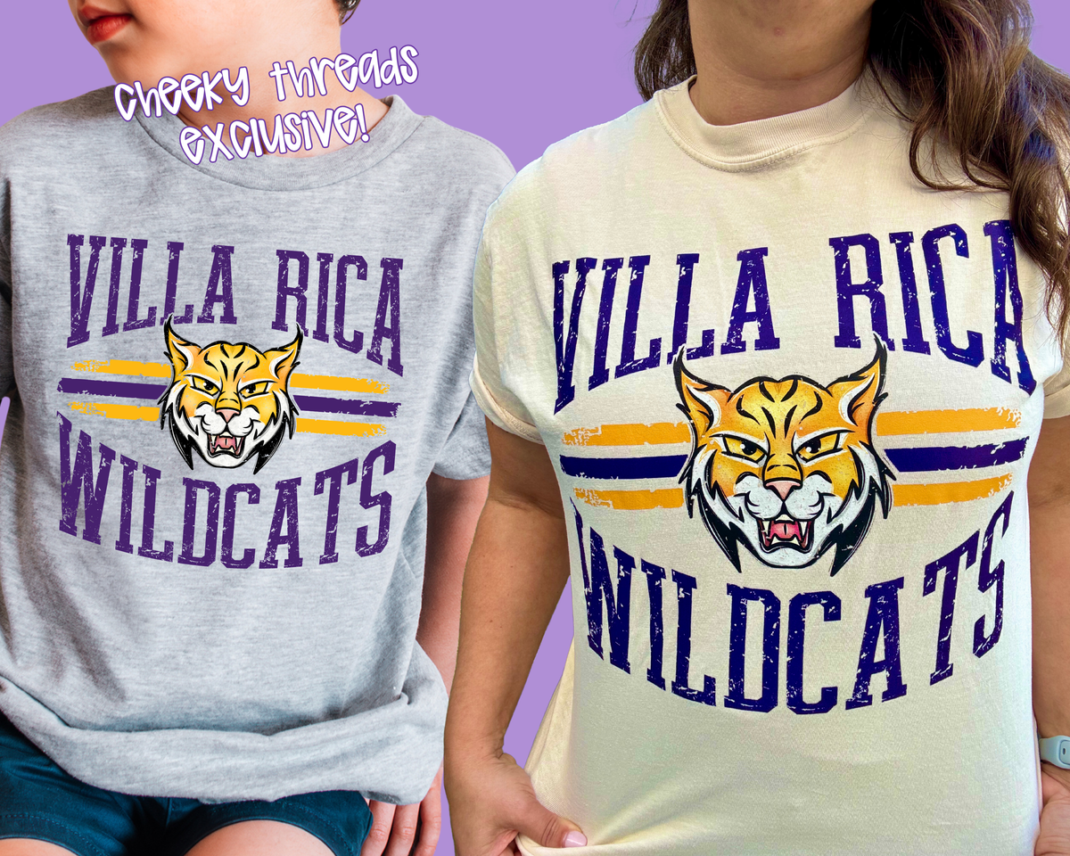 VIntage Varsity VR Wildcats Distressed *EXCLUSIVE DESIGN*