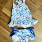 SH // Blue Porcelain Swim