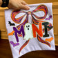 BOW & BATS MINI (FITS YOUTH S-XL ONLY - read item description!)