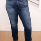 Estelle High Waist Thermal Straight Jeans