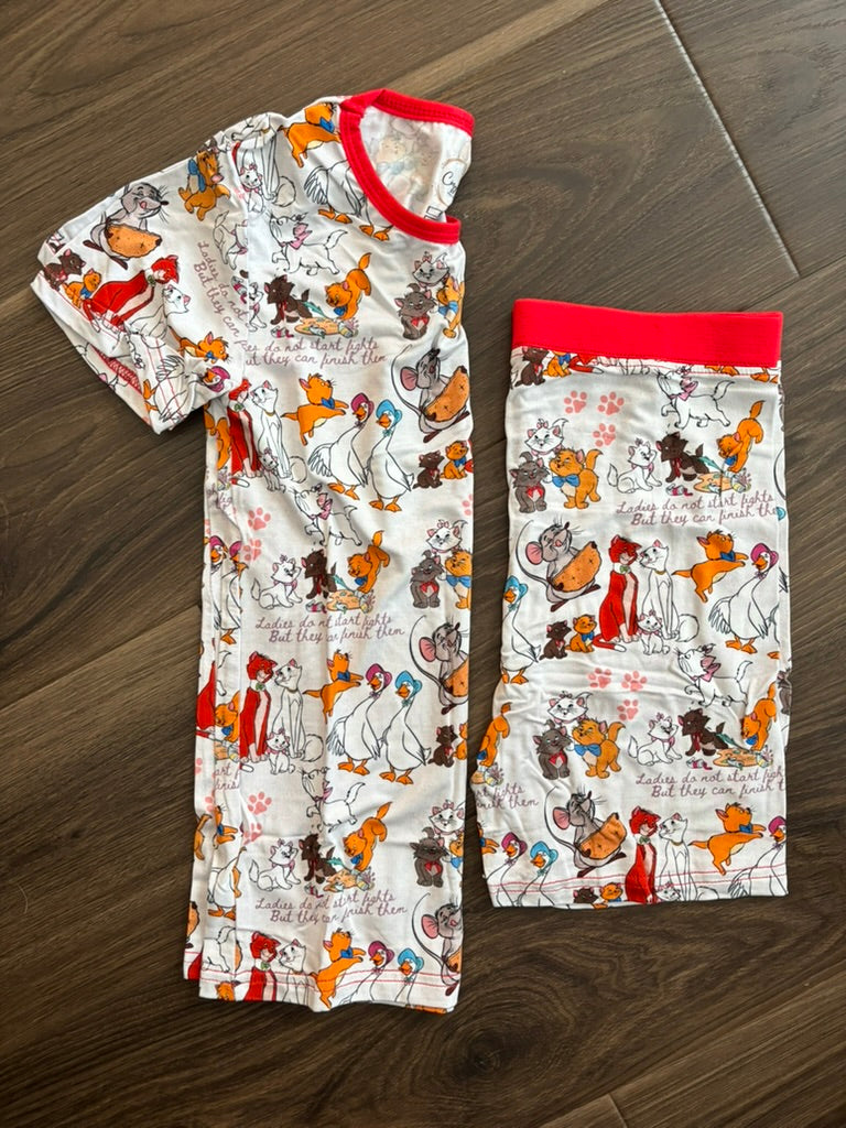 Ladies | Short Sleeve + Shorts Set (RTS)
