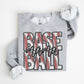 Baseball Family Sweatshirt FAUX embroidery - Multiple Styles