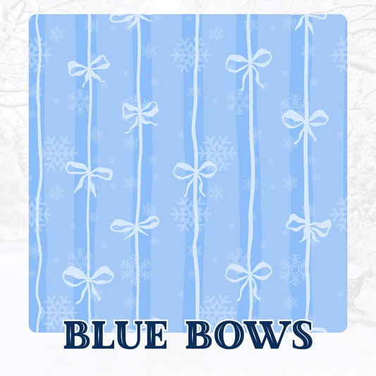 BLUE BOWS | WINTER WONDERLAND