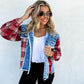 Asher Plaid/Denim Jacket