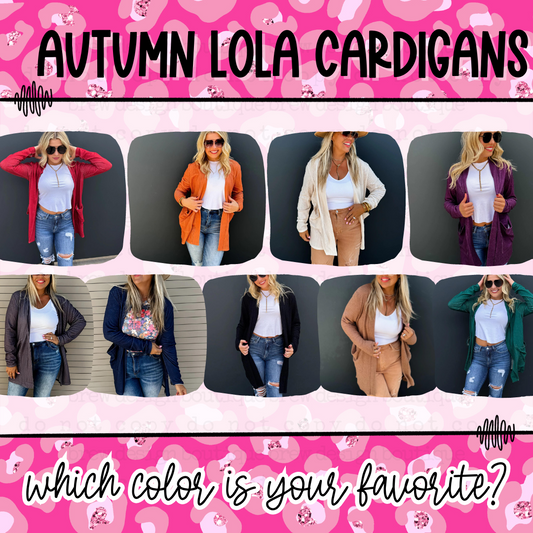 Autumn Lola Cardigan - preorder closing 9/18